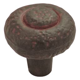 PRO LUXE Countryside Series Rustic Iron 1-1/4" (32 mm) Diameter Knob, - SZ104RI
