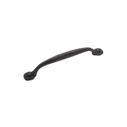 PRO LUXE Countryside Series 6-5/16" (160 mm) Center to Center Black Iron Pull, - SZ107BI