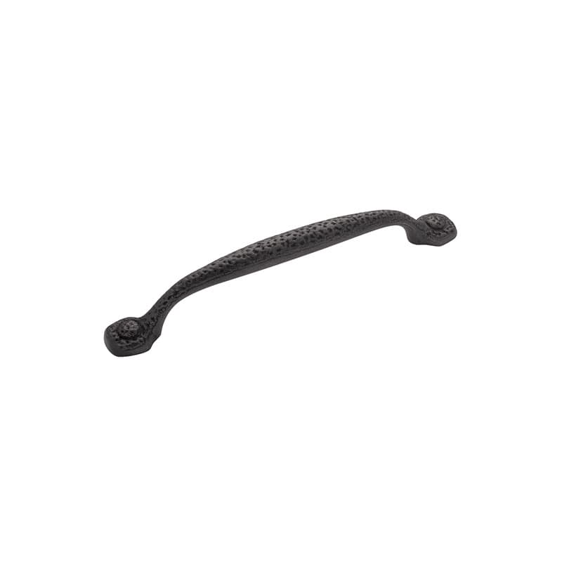 PRO LUXE Countryside 6-5/16" (160 mm) Center to Center Black Iron Pull, SZ107BI