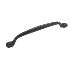 PRO LUXE Countryside Series 7-9/16" (192 mm) Center to Center Black Iron Pull, - SZ108BI