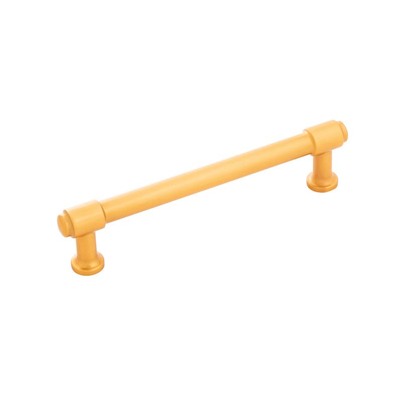 PRO LUXE Refined 5-1/16" (128 mm) Center to Center Brushed Golden Brass Pull, SZ94BGB