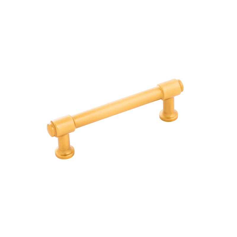 PRO LUXE Refined 3-3/4" (96 mm) Center to Center Brushed Golden Brass Pull, SZ97BGB