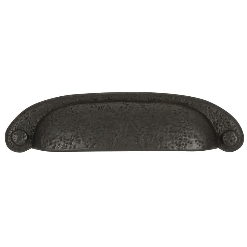 PRO LUXE Countryside Series 3" (76 mm) Center to Center Black Iron Cup Pull, - SZ102BI