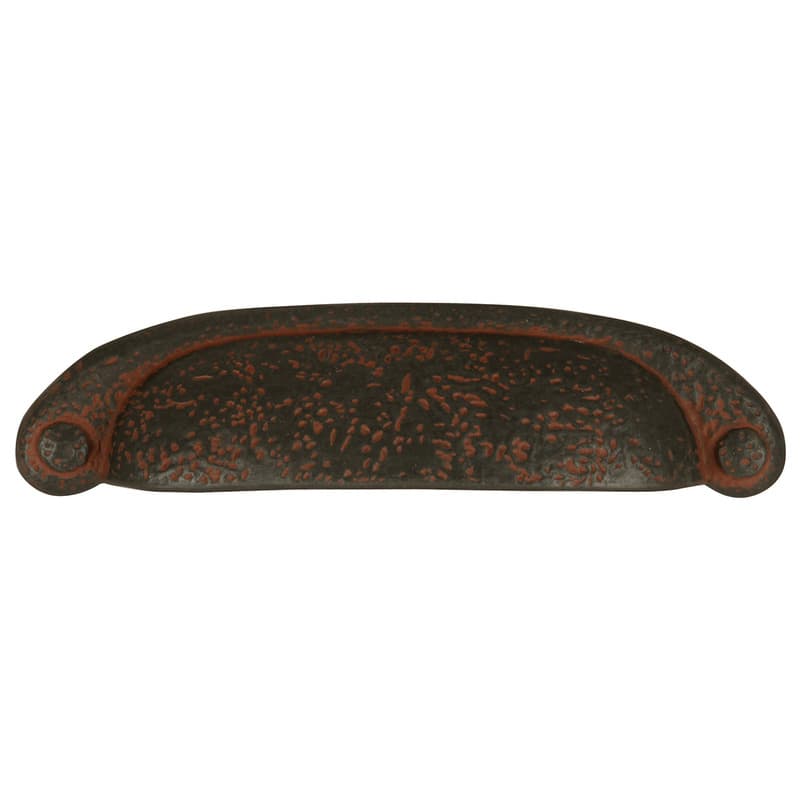 PRO LUXE Countryside 3" (76 mm) Center to Center Rustic Iron Cup Pull, SZ102RI