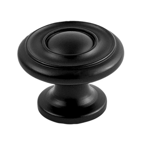 PRO LUXE Chalet Series Matte Black Knob, - SZ29MB