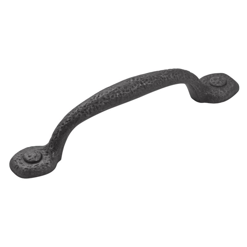 PRO LUXE Countryside 3-3/4" (96 mm) Center to Center Black Iron Pull, SZ111BI