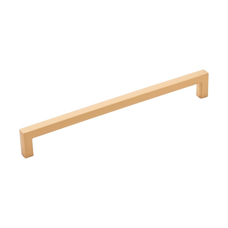 PRO LUXE Pristine 8-13/16" (224 mm) Center to Center Brushed Golden Brass Pull, SZ117BGB