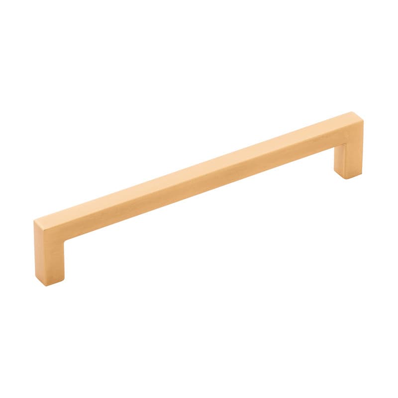 PRO LUXE Pristine 6-5/16" (160 mm) Center to Center Brushed Golden Brass Pull, SZ115BGB