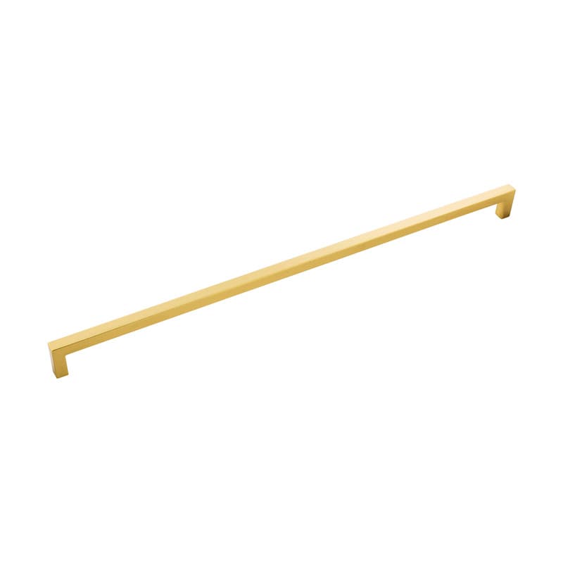 PRO LUXE Pristine 18" (457 mm) Center to Center Brushed Golden Brass Pull, SZ116BGB