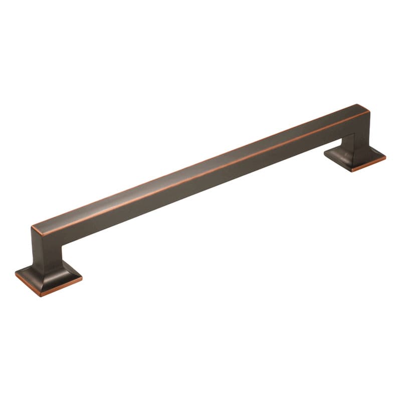 PRO LUXE Gallery Appliance Pull 13" (330 mm) Center to Center, Oil Rubbed Bronze Highlighted, SZ120OBH