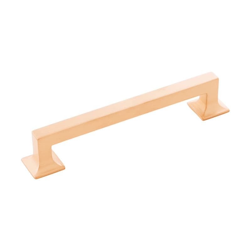 PRO LUXE Gallery 6-5/16" (160 mm) Center to Center Brushed Golden Brass Pull, SZ129BGB