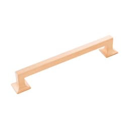 PRO LUXE Gallery Series 7-9/16" (192 mm) Center to Center Brushed Golden Brass Pull, - SZ130BGB