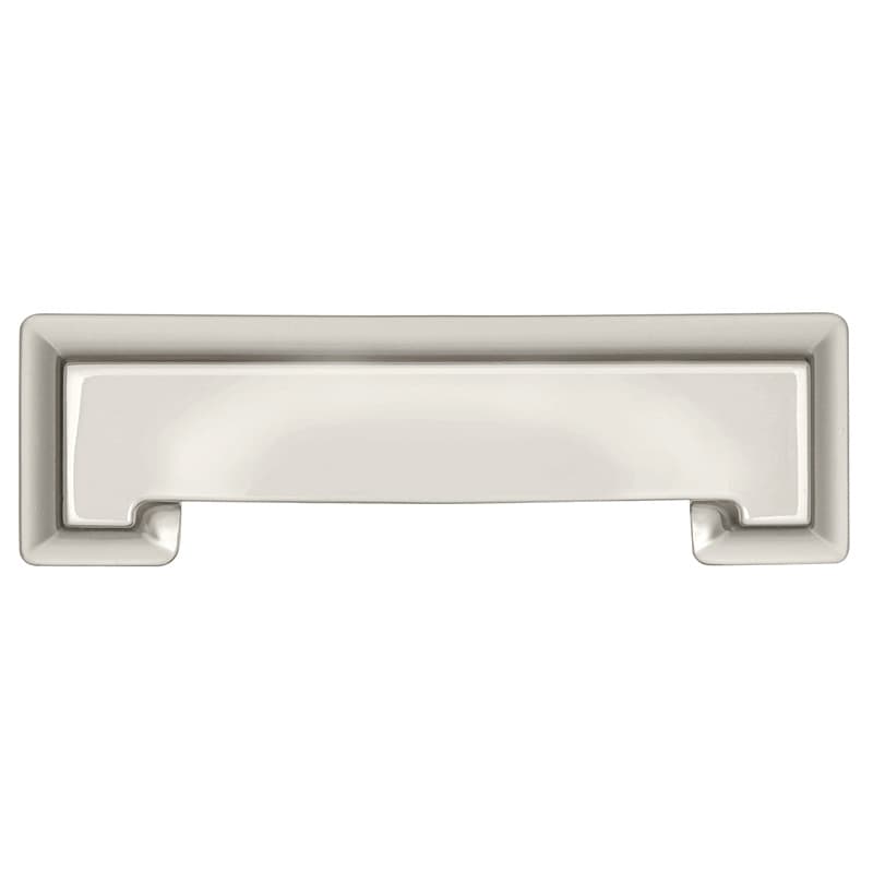 PRO LUXE Gallery Cup Pull 3" (76 mm) Center to Center, Polished Nickel, SZ12314