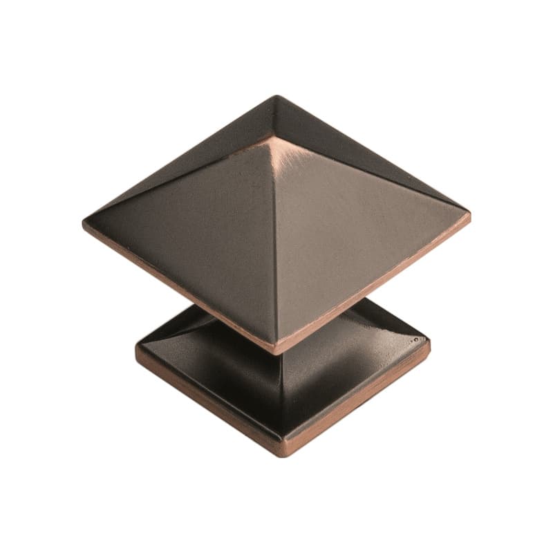 PRO LUXE Gallery Series Oil Rubbed Bronze Highlighted Knob, - SZ124OBH