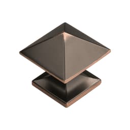 PRO LUXE Gallery Series Oil Rubbed Bronze Highlighted Knob, - SZ124OBH