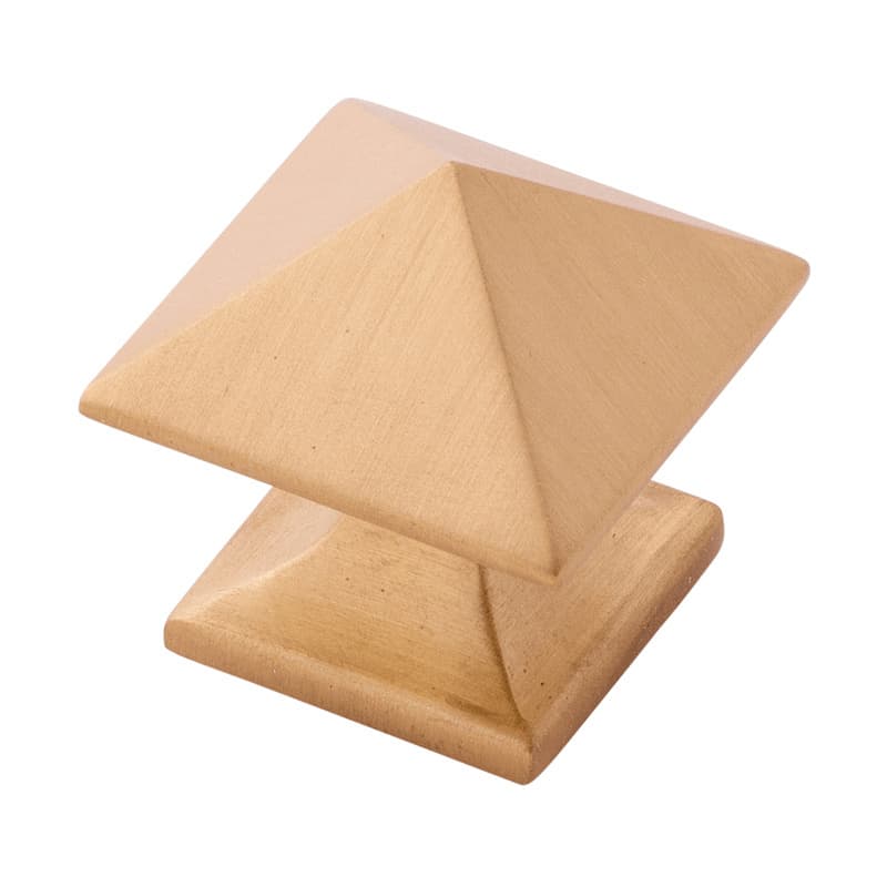 PRO LUXE Gallery Series Brushed Golden Brass Knob, - SZ125BGB
