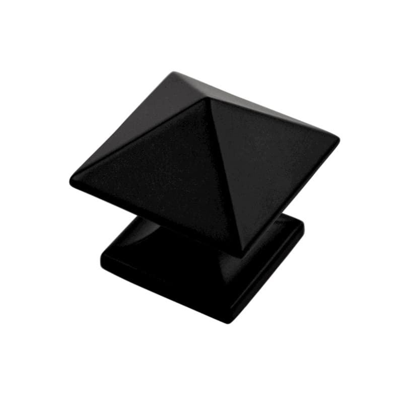 PRO LUXE Gallery Series Matte Black Knob, - SZ125MB