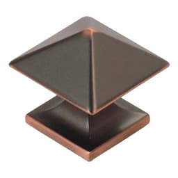 PRO LUXE Gallery Series Oil Rubbed Bronze Highlighted Knob, - SZ125OBH