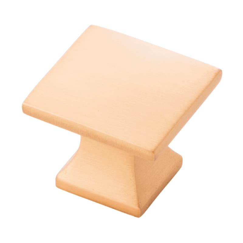 PRO LUXE Gallery Brushed Golden Brass 1-1/4" (32 mm) L x 1-1/4" (32 mm) W Knob, SZ126BGB