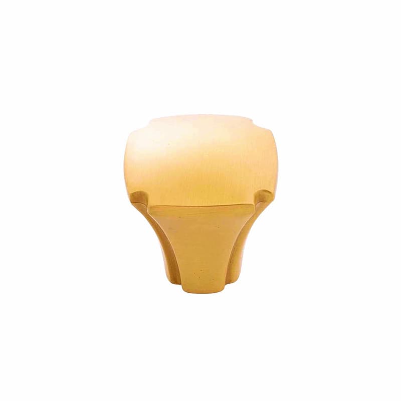 PRO LUXE Terrace Brushed Golden Brass 1-1/8" (29 mm) L x 1-1/8" (29 mm) W Knob, SZ136BGB