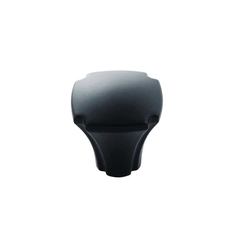 PRO LUXE Terrace Series Matte Black 1-1/8 in (29 mm) L x 1-1/8 in (29 mm) W Knob, -SZ136MB