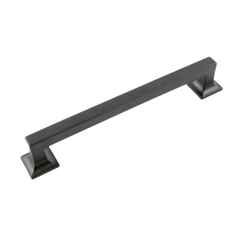 PRO LUXE Gallery Pull 7-9/16" (192 mm) Center to Center, Matte Black, SZ130MB