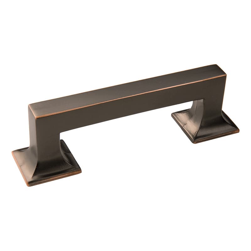 PRO LUXE Gallery Pull 3" (76 mm) Center to Center, Oil Rubbed Bronze Highlighted, SZ132OBH