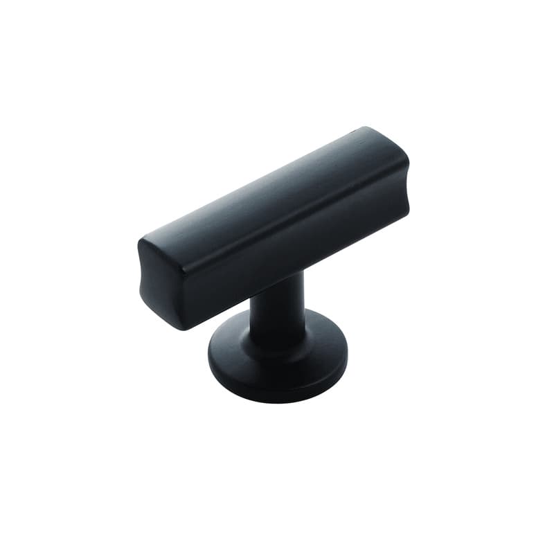 PRO LUXE Lakeside Matte Black 1-1/8" (29 mm) L x 1-1/8" (29 mm) W Knob, SZ146MB