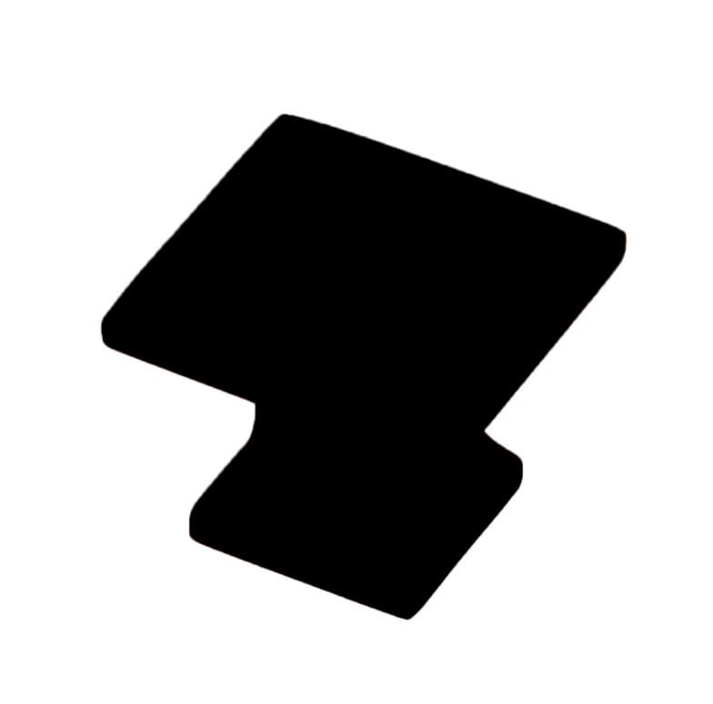 PRO LUXE Gallery Series Matte Black 1-1/4 in (32 mm) L x 1-1/4 in (32 mm) W Knob, -SZ126MB