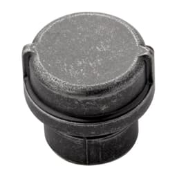 PRO LUXE Ironwerks Series Black Nickel Vibed 1-1/4" (32 mm) Diameter Knob, - SZ87BNV