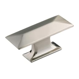 PRO LUXE Cabana Series Satin Nickel 2-5/16 in (59 mm) L x 1-1/16 in (27 mm) W Knob, -SZ18SN