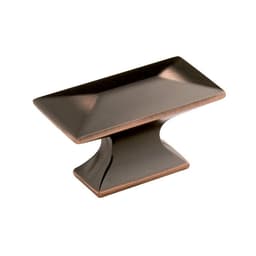 PRO LUXE Cabana Series Oil Rubbed Bronze Highlighted 1-3/4 in (44 mm) L x 15/16 in (24 mm) W Knob, -SZ17OBH