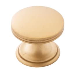 PRO LUXE Bistro Series Brushed Golden Brass Knob, - SZ6BGB