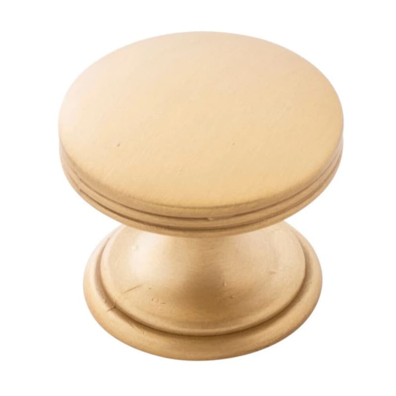 PRO LUXE Bistro Brushed Golden Brass Knob, SZ6BGB