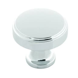 PRO LUXE Refined Series Polished Chrome 1-1/4" (32 mm) Diameter Knob, - SZ93CH
