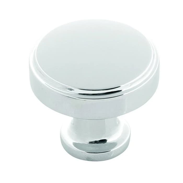 PRO LUXE Refined Polished Chrome 1-1/4" (32 mm) Diameter Knob, SZ93CH