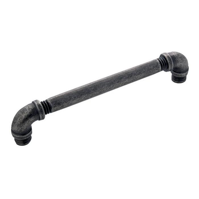 PRO LUXE Ironwerks Series 6-5/16" (160 mm) Center to Center Black Nickel Vibed Pull, - SZ89BNV