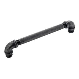 PRO LUXE Ironwerks Series 6-5/16" (160 mm) Center to Center Black Nickel Vibed Pull, - SZ89BNV