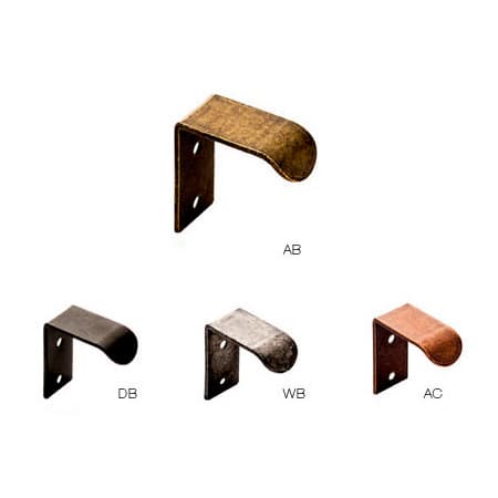 Sugatsune Tab Pull 13/16" (20 mm) Center to Center, Dark Bronze, ES-A401-41/DB