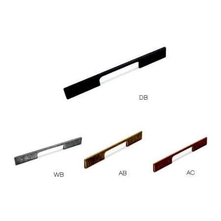 Sugatsune ES-Z001 Series 8-13/16" (224 mm) Center to Center Matte Antique Brass Pull, - ES-Z001-224/AB