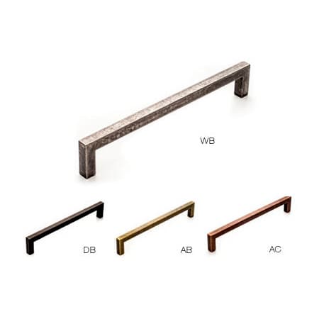 Sugatsune Pull 8-13/16" (224 mm) Center to Center, Matte Antique Copper, ES-Z003-224/AC