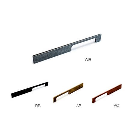 Sugatsune Pull 8-13/16" (224 mm) Center to Center, Dark Bronze, ES-Z002-224/DB
