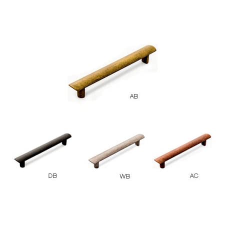 Sugatsune Pull 6-5/16" (160 mm) Center to Center, Matte Antique Copper, ES-Z007-160/AC