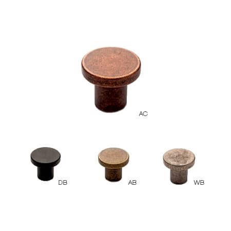 Sugatsune ES-Z201 1-5/16" (33 mm) Diameter Dark BronzeKnob, ES-Z201-33/DB