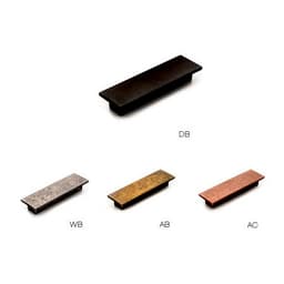 Sugatsune ES-Z403 Series 5-1/16" (128 mm) Center to Center Matte Antique Copper Pull, - ES-Z403-128/AC