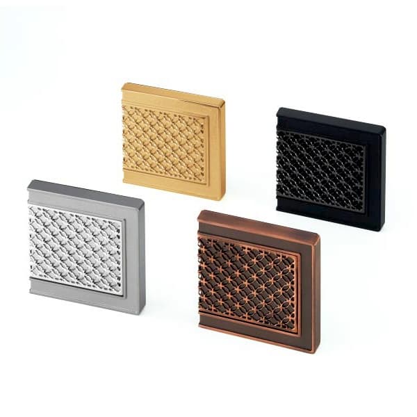 J95 Hinge Glass Faceplate, Black