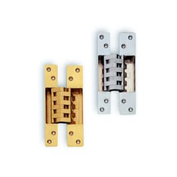 HES-3038 Invisible 180˚ Opening Concealed Hinge, Polished Brass