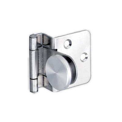 Sugatsune Half Overlay Glass Door Hinge Stainless Steel GH-34-8-S-P