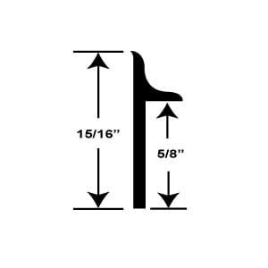 Aluminum Countertop Cove Moldings, New York Metal