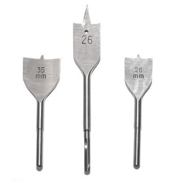 3/4" x 6" Spade Bit, 1/4" Straight Shank